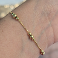 Pulsera Regulable de Oro Sol