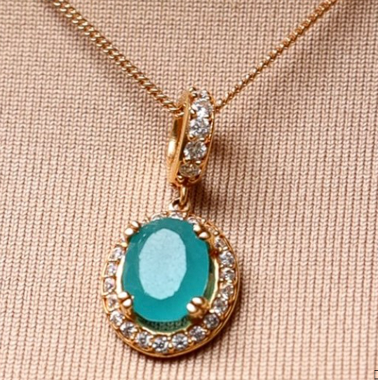 Dije Oval Jade Real