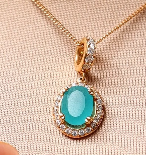 Dije Oval Jade Real