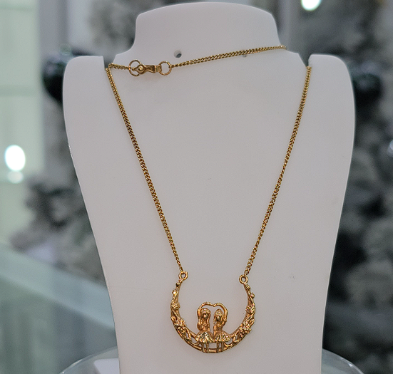 Collar Hermanas Corazón