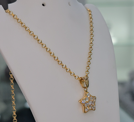 Collar con dije Star