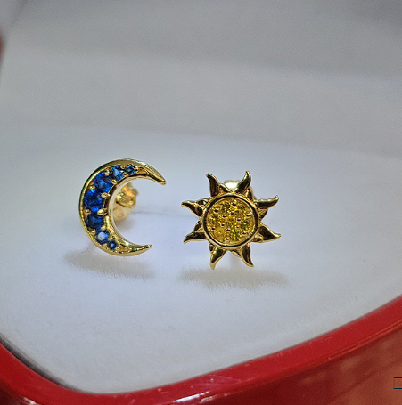 Aretes Luna y Sol