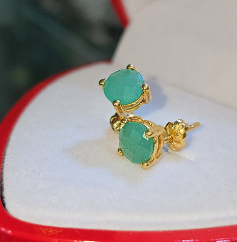 Aretes Piedra Natural Encanto Jade