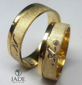 Aros de boda Iniciales