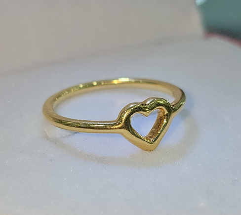 Cintillo "Corazón 18k"