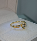 Anillo de Promesa con Moissanite Mi corazón es tuyo