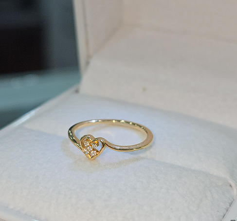 Anillo de Promesa con Moissanite Tú, solo tú