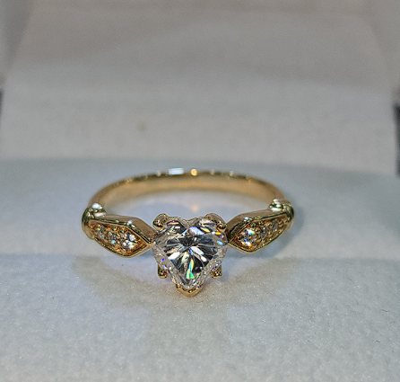 Anillo de Promesa con Moissanite Te elijo