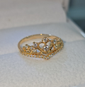 Anillo Corona con Moissanite Bella