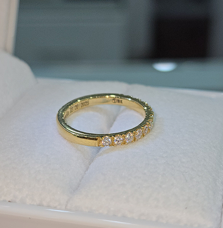 Anillo Churumbela con Moissanite Amor Infinito