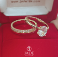Anillo de compromiso Oval