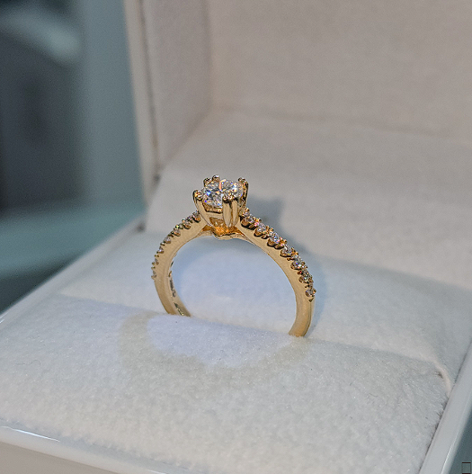 Anillo Moissanite Almas Unidas