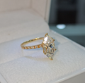 Anillo con Moissanite Selena