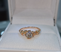 Anillo de Compromiso Moissanite Rose