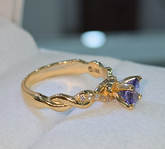 Anillo Tanzanita Glow