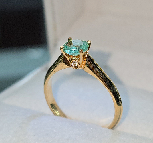 Anillo Esmeralda Primavera