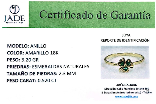 Anillo Esmeraldas Naturales