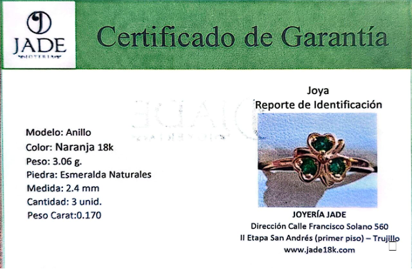 Anillo Esmeralda Royale