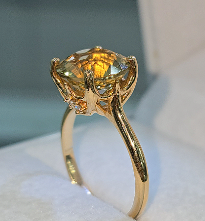 Anillo Green Gold
