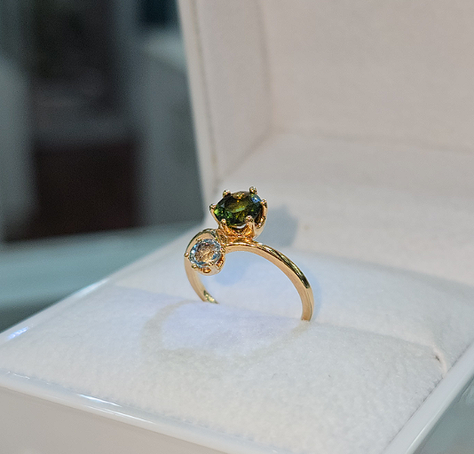 Anillos Turmalinas Sorprendentes
