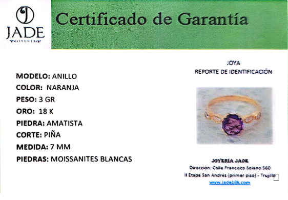 Anillo Sueño Amatista