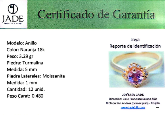 Anillo Turmalina de los Deseos