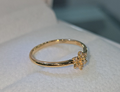 Anillo Moissanite Florece