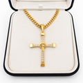 Dije Cruz Oro de 18k