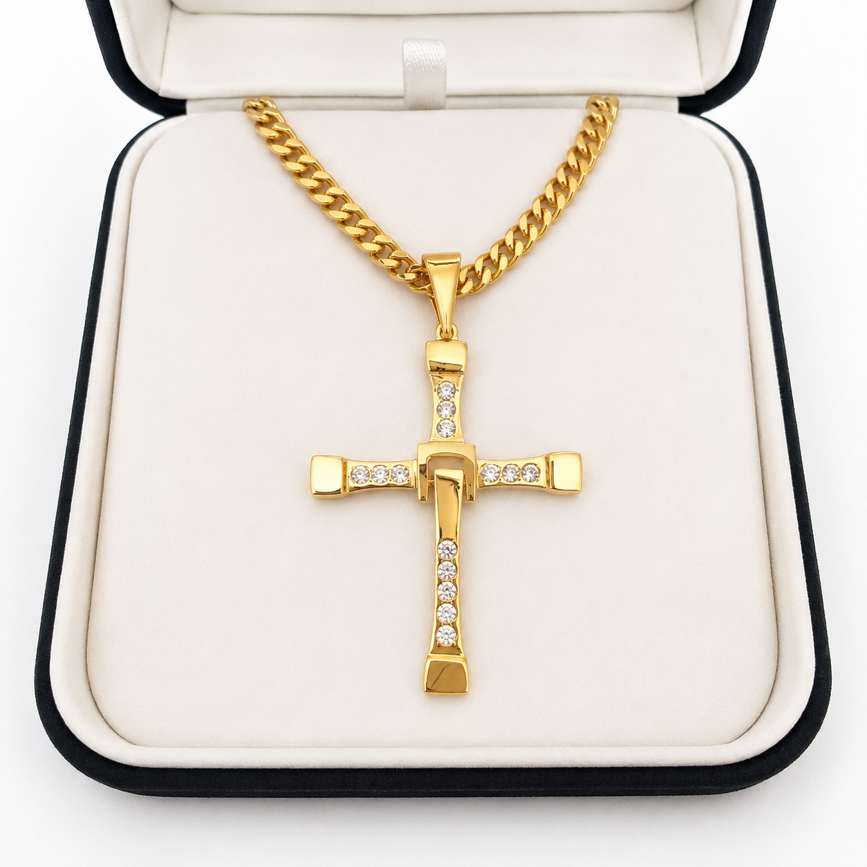 Dije Cruz Oro de 18k