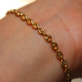 Pulsera Estilo Boton Delgada