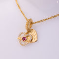 Dije con Moissanita MOM oro18k