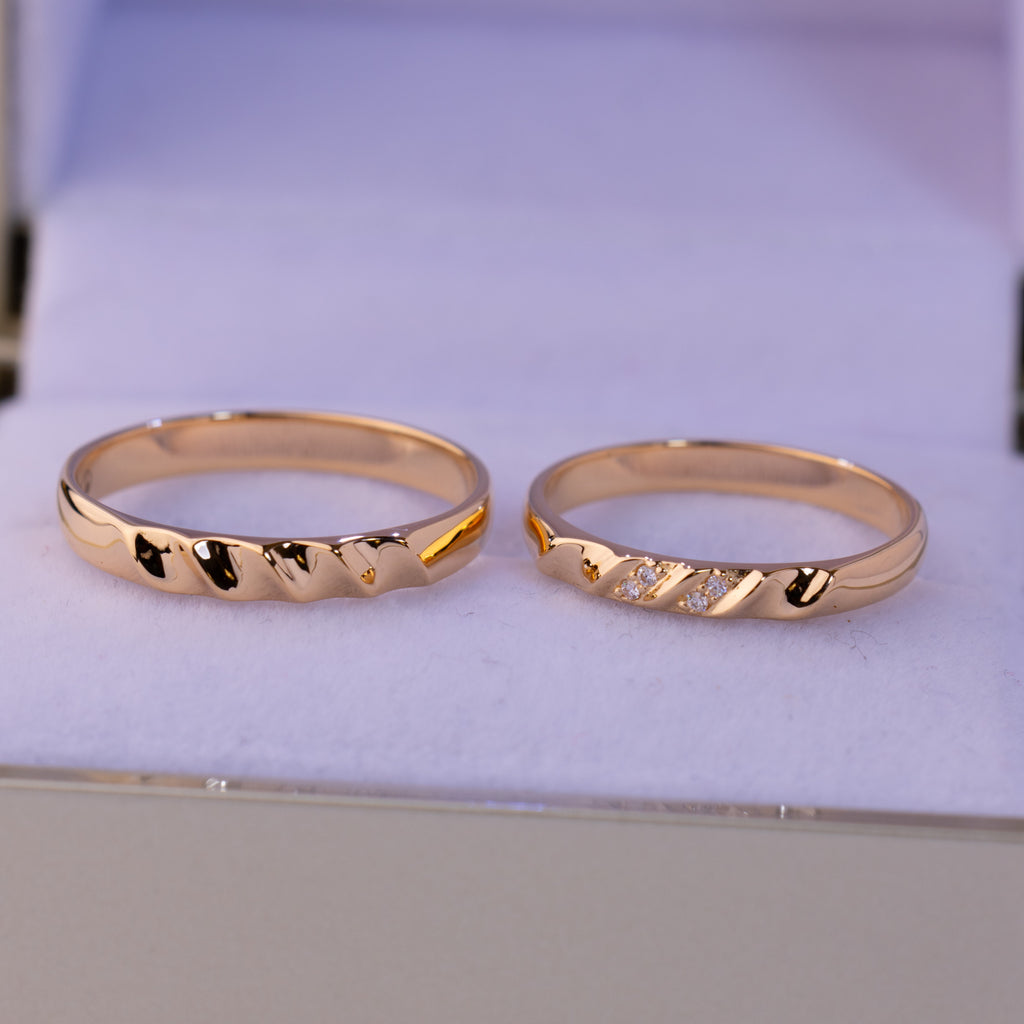 Aros de boda 18k Amor guardian