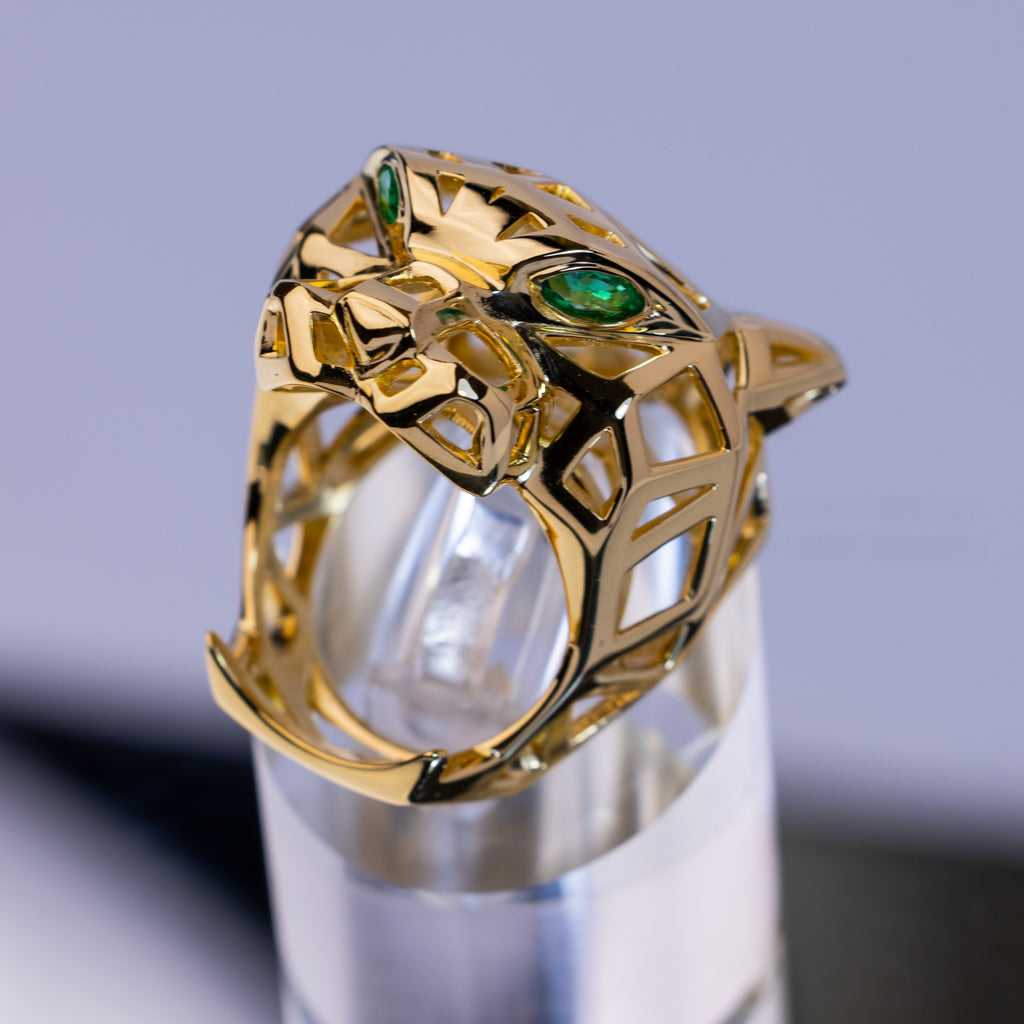 Chevelier en oro 18k puma