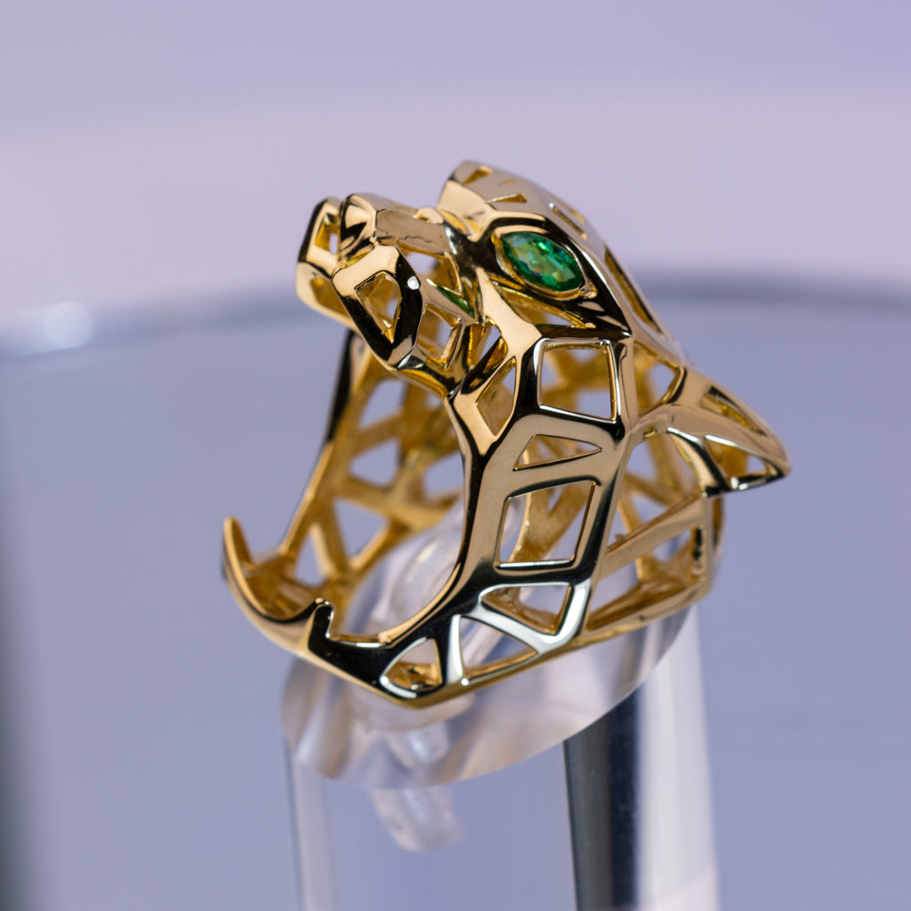 Chevelier en oro 18k puma