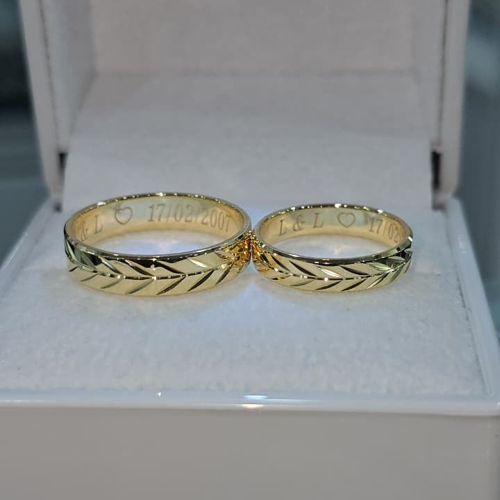 Aros de boda Espiga Imperial