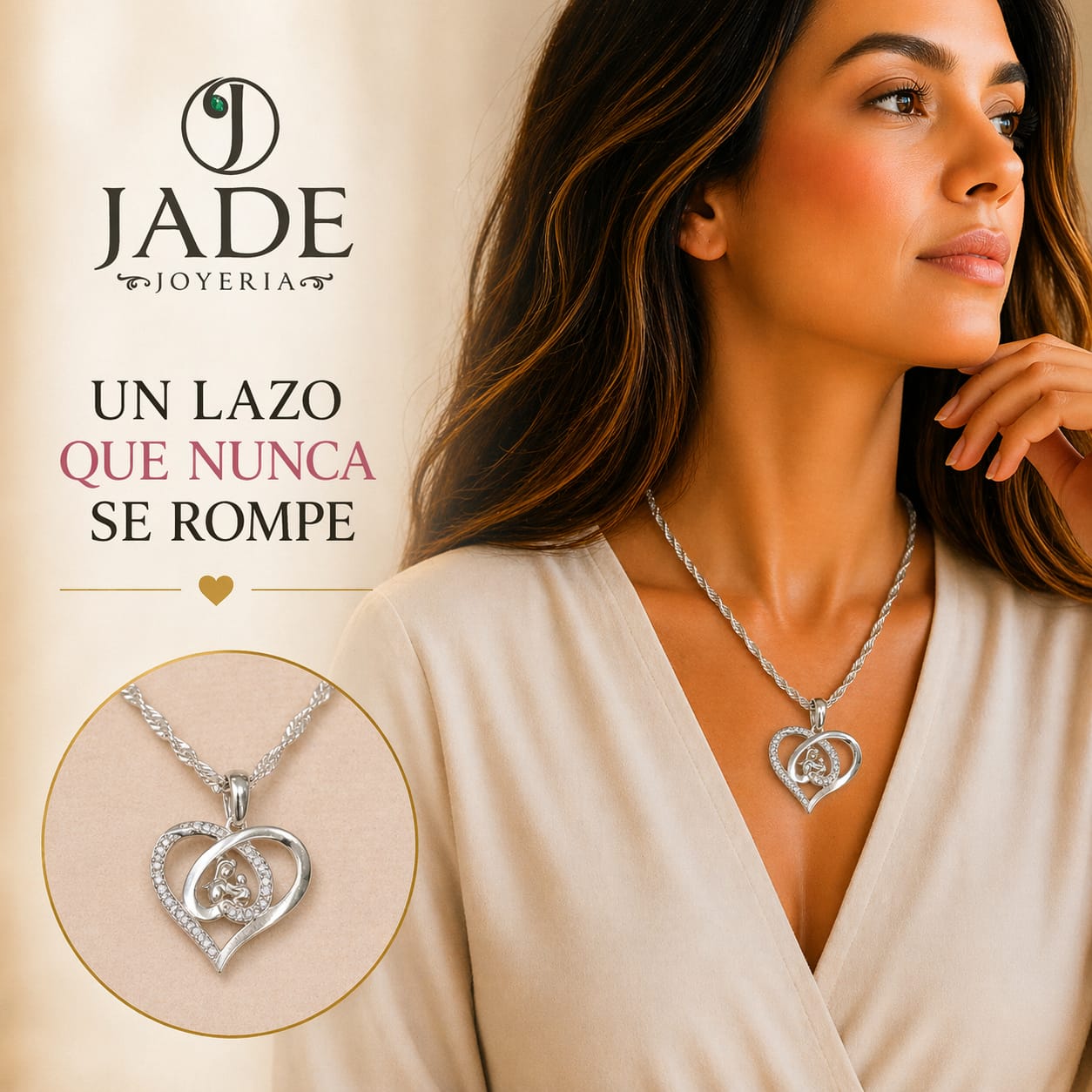 Dije + cadena: Amor de Madre