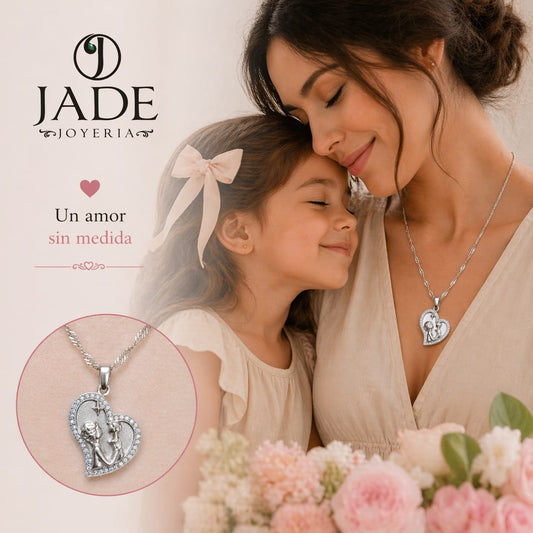 Dije + cadena eres mi luz en plata – Jade18k (vista 2)