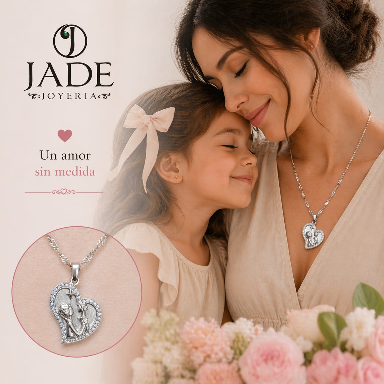 Dije + cadena eres mi luz