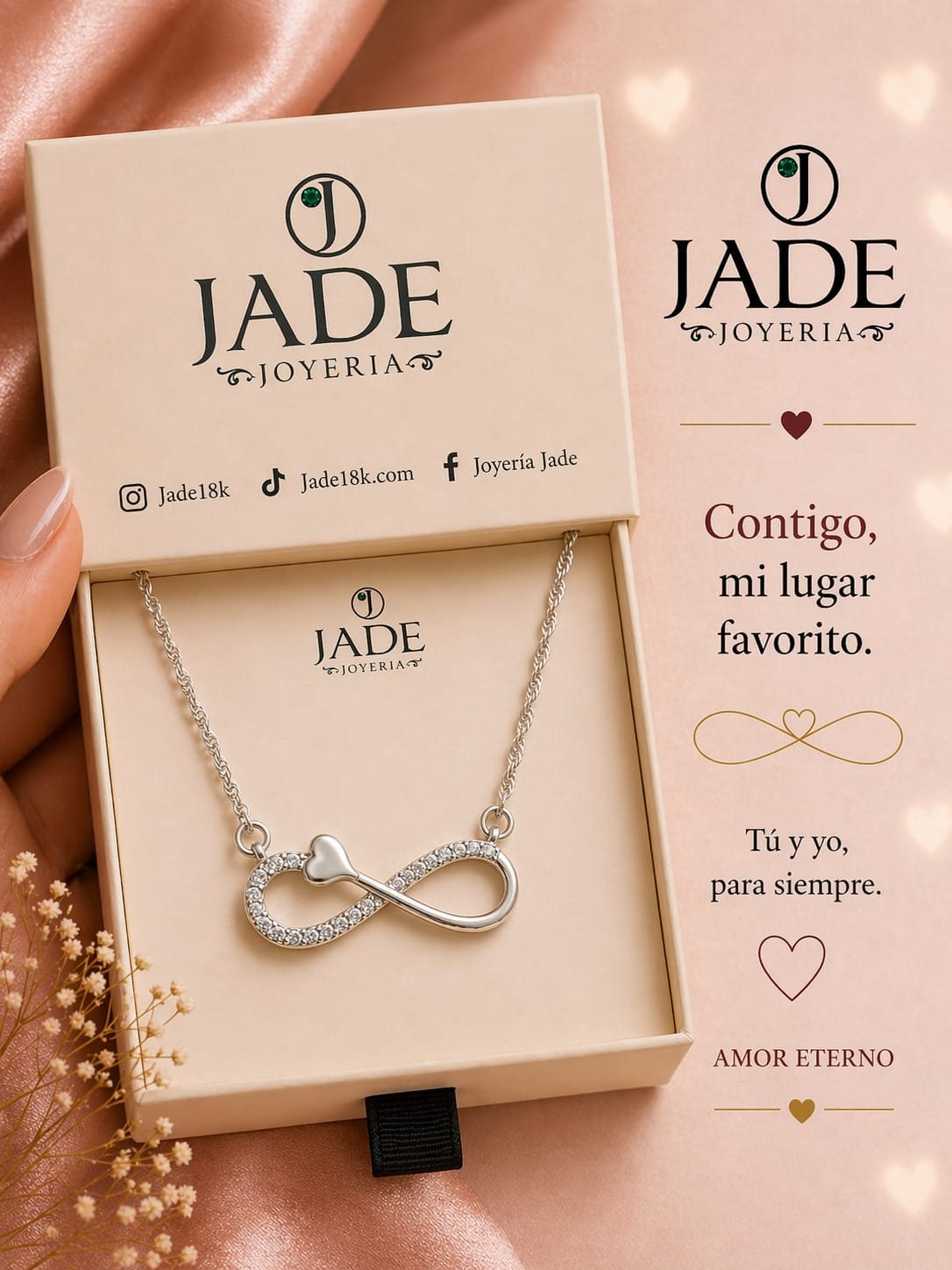Dije infinito tu amor en plata