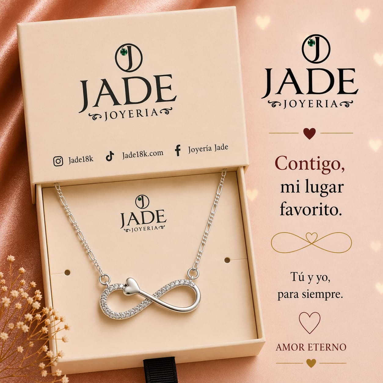 Dije infinito tu amor en plata