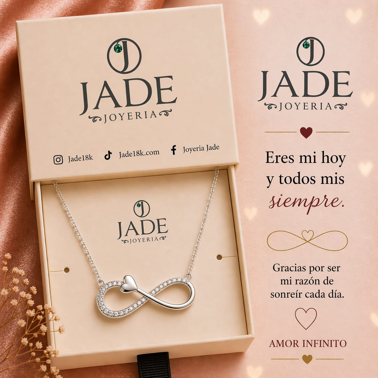 Dije infinito tu amor en plata