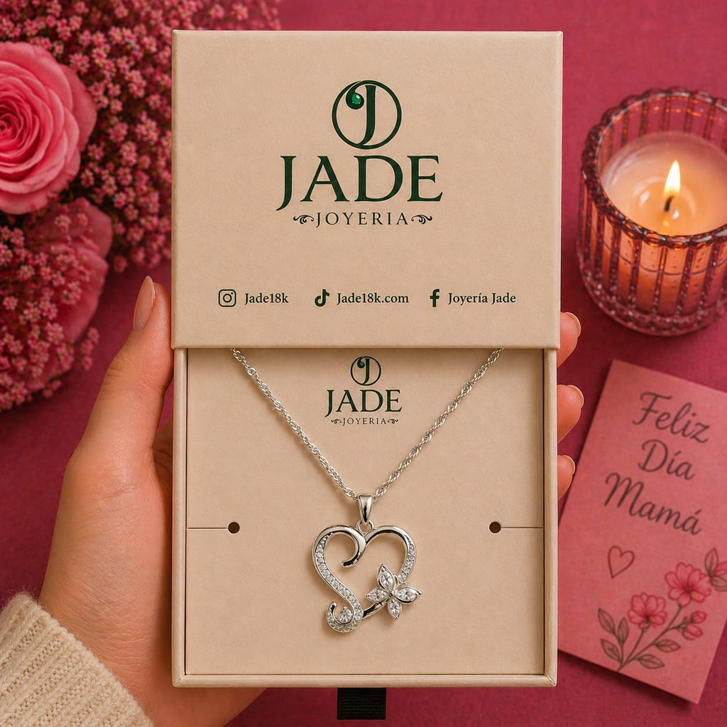 Collar Amor volador en plata ley