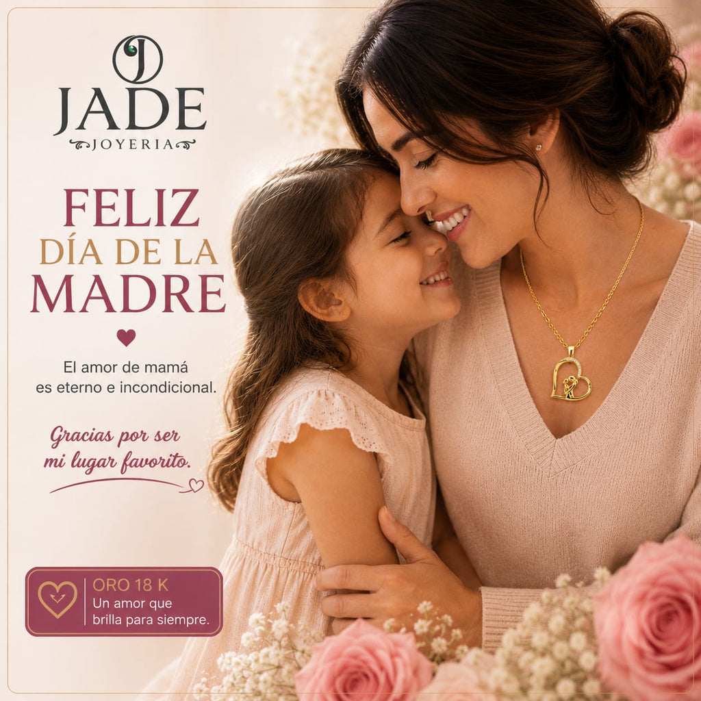 Dije con moissanite alma mia