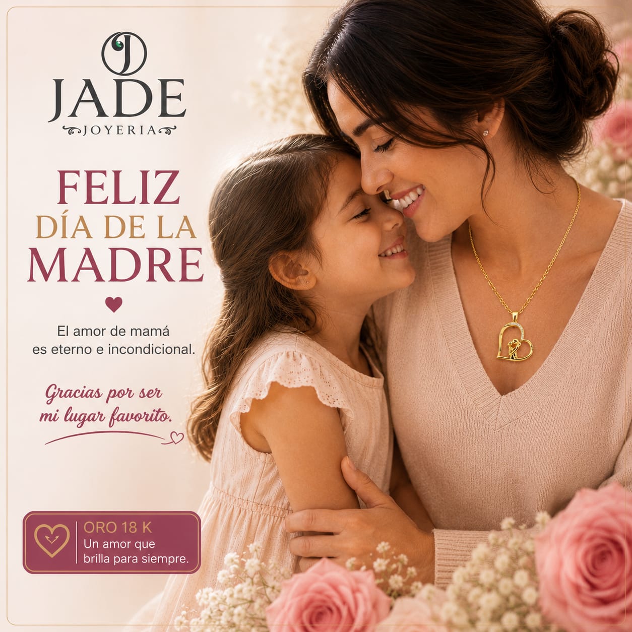 Dije con moissanite alma mia