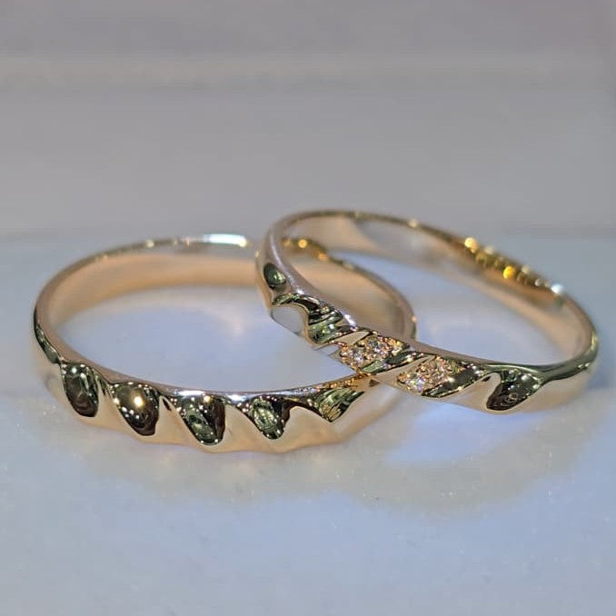Aros de boda 18k Amor guardian