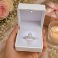 Anillo  de compromiso con moissanite Bella Aurora