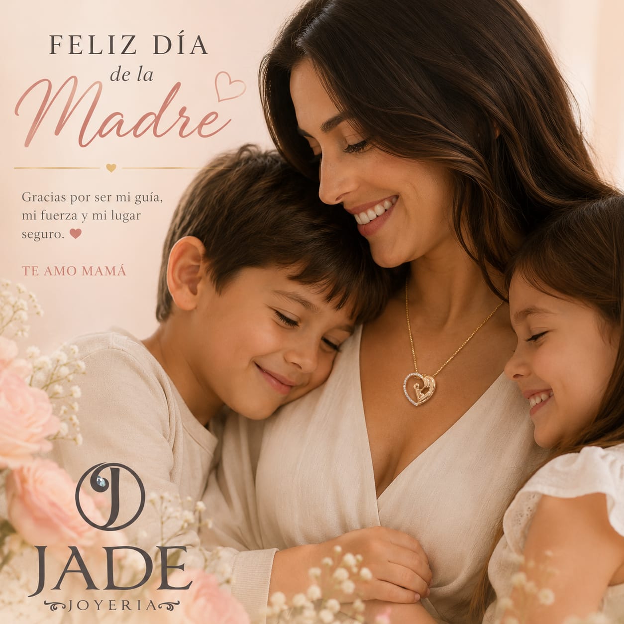 Dije con moissanitasn Amor de mama luz
