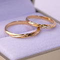 Aros de boda 18k olas de amor
