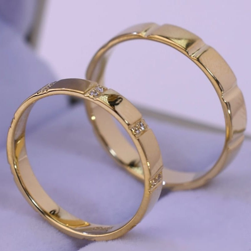 Aros de boda 18k  Esencia de amor