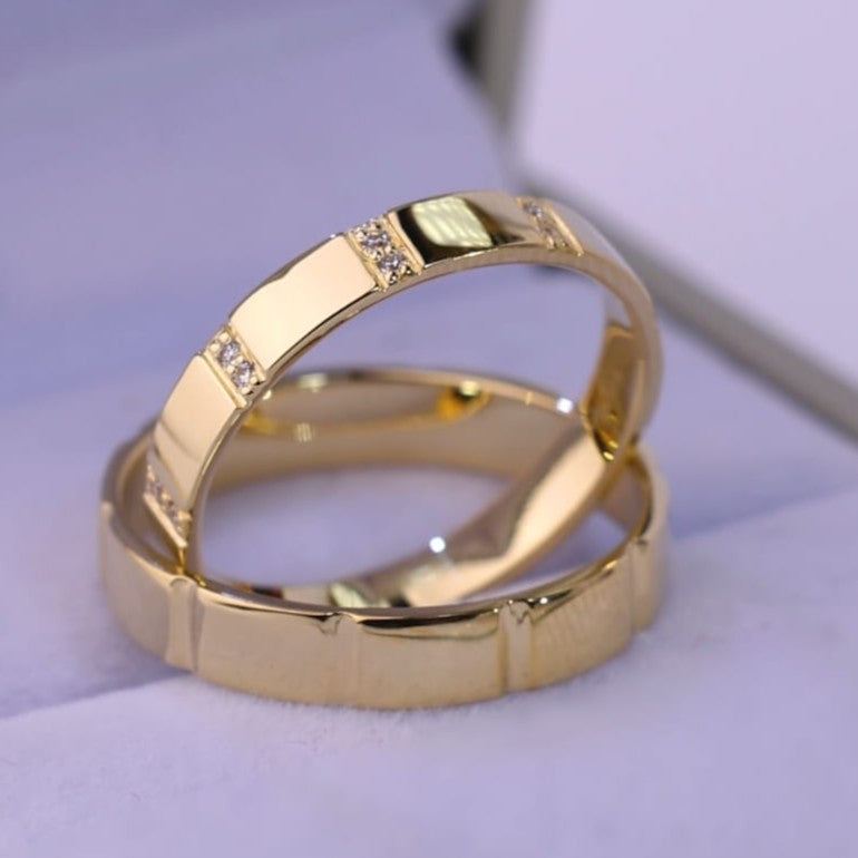 Aros de boda 18k  Esencia de amor